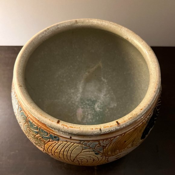 Willam C. Alexander Terra Sigillata Studio Pottery Bowl With Images of Children - Picture 8 of 10